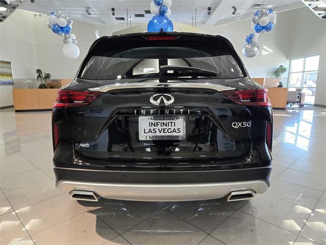 new 2025 INFINITI QX50 car, priced at $47,318