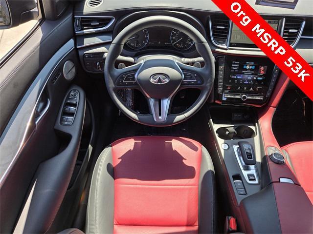 used 2025 INFINITI QX50 car, priced at $43,000