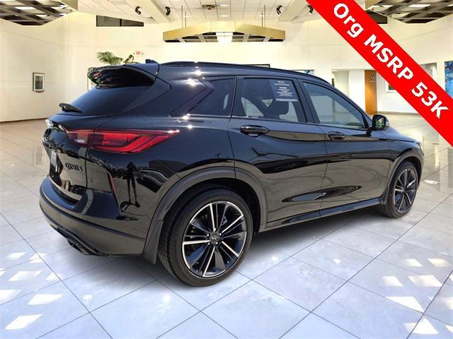 used 2025 INFINITI QX50 car, priced at $43,000