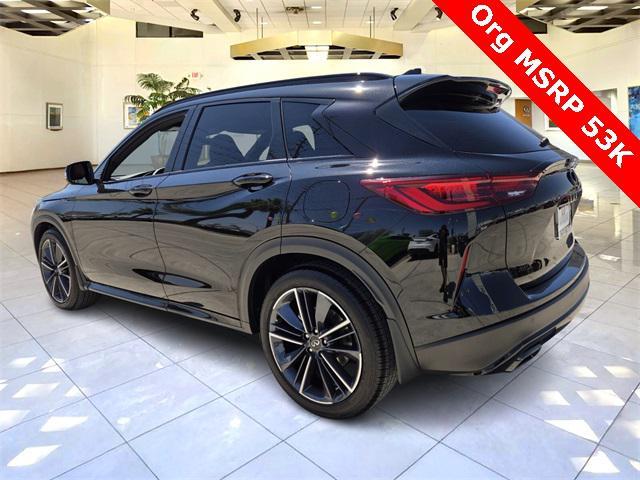 used 2025 INFINITI QX50 car, priced at $43,000