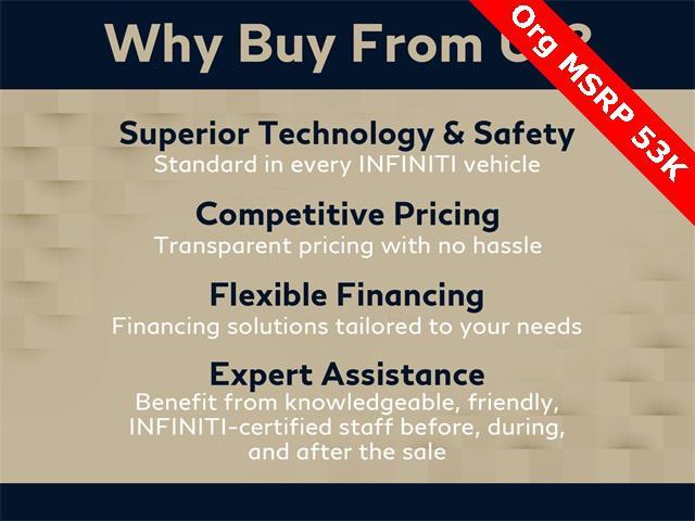 used 2025 INFINITI QX50 car, priced at $43,000