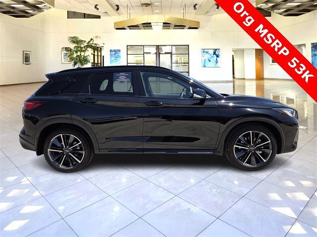 used 2025 INFINITI QX50 car, priced at $43,000