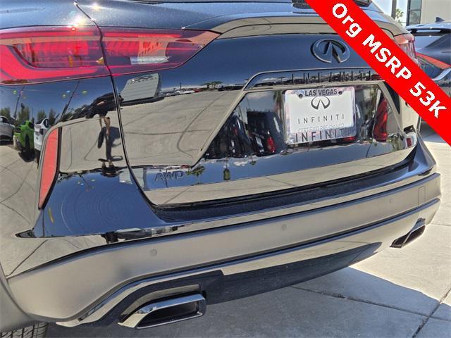 used 2025 INFINITI QX50 car, priced at $43,000