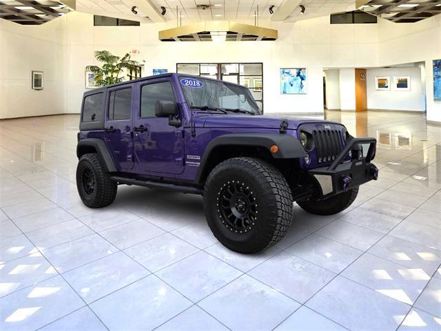 used 2018 Jeep Wrangler JK Unlimited car, priced at $21,800