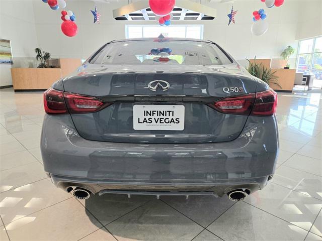 new 2024 INFINITI Q50 car, priced at $60,810