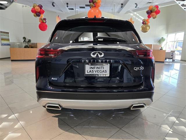 new 2025 INFINITI QX50 car, priced at $42,843