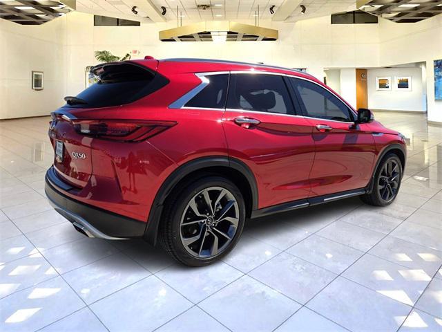 used 2022 INFINITI QX50 car, priced at $35,000