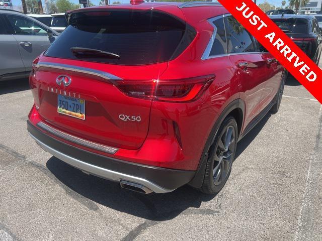 used 2022 INFINITI QX50 car, priced at $35,000