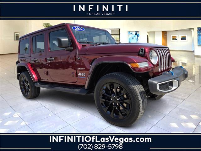 used 2022 Jeep Wrangler Unlimited 4xe car, priced at $35,000