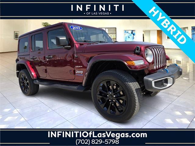 used 2022 Jeep Wrangler Unlimited 4xe car, priced at $34,000