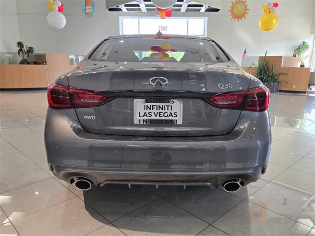 new 2024 INFINITI Q50 car, priced at $53,965