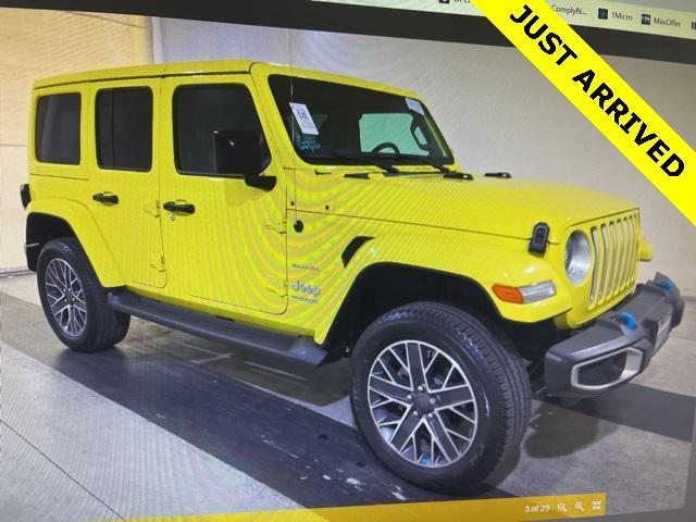 used 2022 Jeep Wrangler Unlimited 4xe car, priced at $35,000