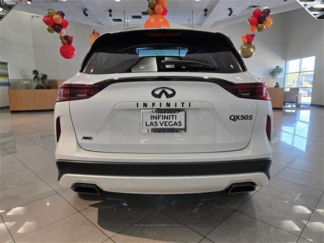 new 2025 INFINITI QX50 car, priced at $54,170