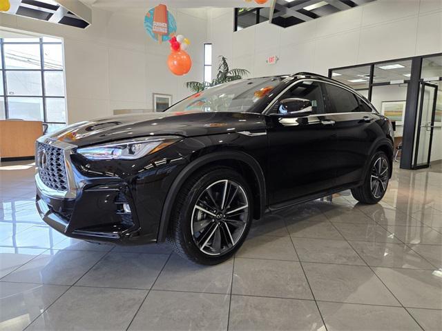 new 2025 INFINITI QX55 car, priced at $52,175