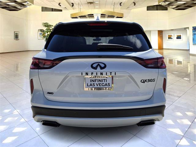 new 2025 INFINITI QX50 car, priced at $52,022