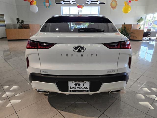 new 2025 INFINITI QX55 car, priced at $53,075