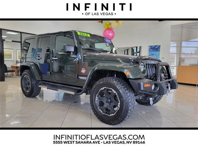 used 2012 Jeep Wrangler Unlimited car, priced at $20,681