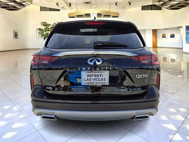 new 2025 INFINITI QX50 car, priced at $42,843