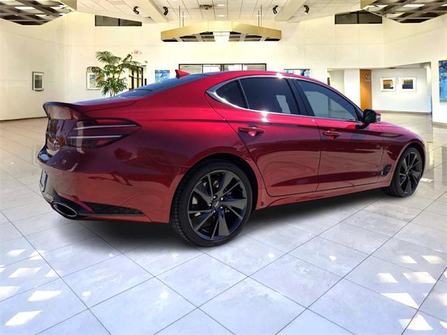 used 2022 Genesis G70 car, priced at $35,800