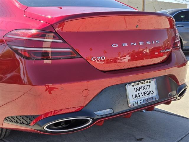 used 2022 Genesis G70 car, priced at $35,800