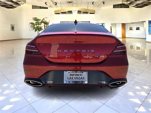 used 2022 Genesis G70 car, priced at $35,800