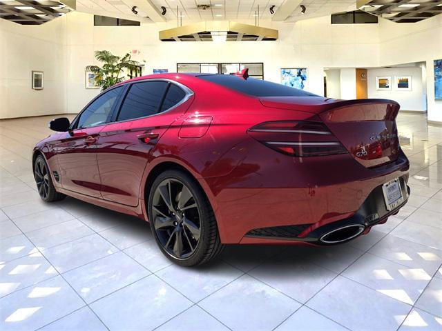 used 2022 Genesis G70 car, priced at $35,800
