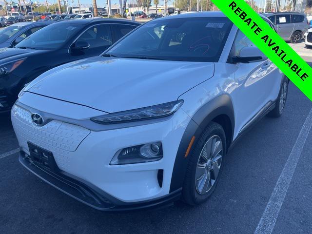 used 2021 Hyundai Kona EV car, priced at $21,000