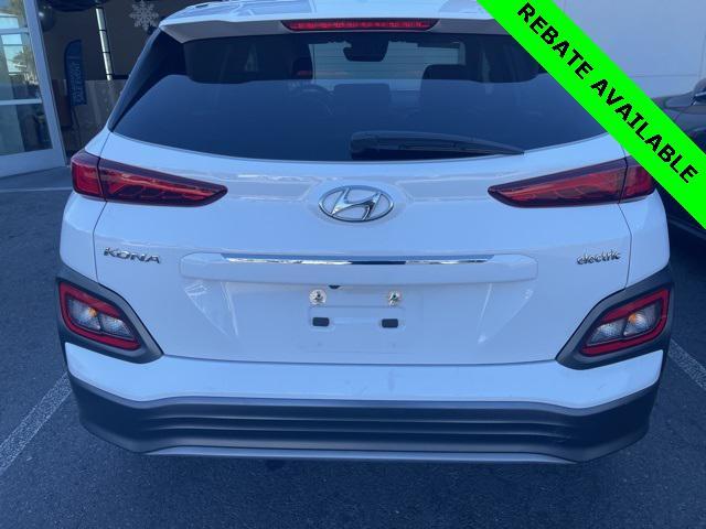 used 2021 Hyundai Kona EV car, priced at $21,000