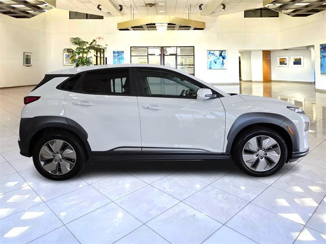 used 2021 Hyundai Kona EV car, priced at $19,000