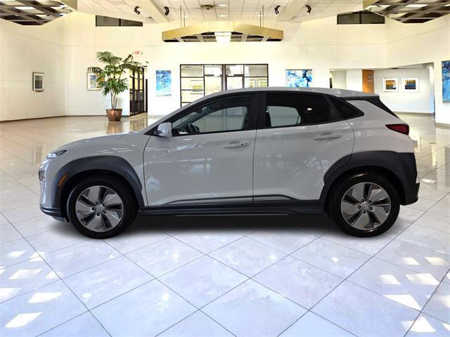 used 2021 Hyundai Kona EV car, priced at $19,000