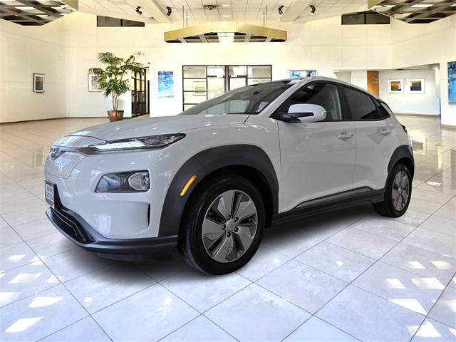 used 2021 Hyundai Kona EV car, priced at $19,000