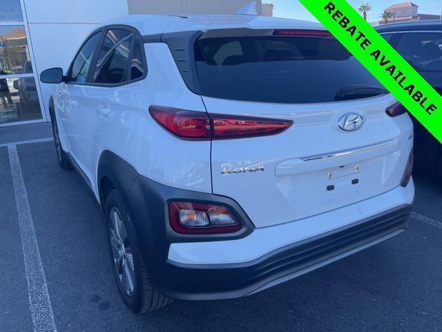 used 2021 Hyundai Kona EV car, priced at $21,000