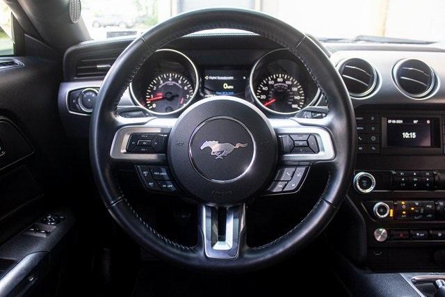 used 2021 Ford Mustang car, priced at $34,995