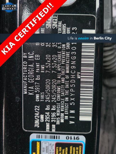 used 2022 Kia Telluride car, priced at $41,998