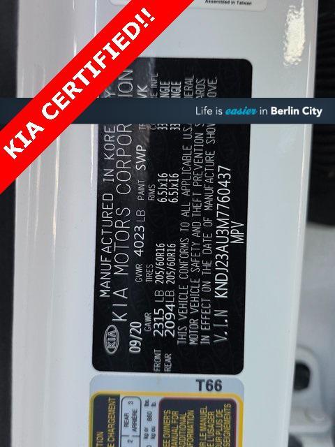 used 2021 Kia Soul car, priced at $16,378