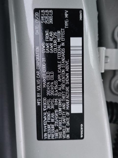 used 2020 Volvo V60 Cross Country car, priced at $22,999