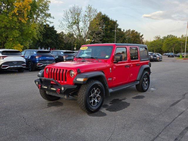 used 2018 Jeep Wrangler Unlimited car, priced at $19,998