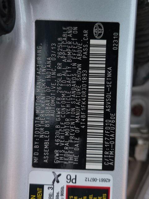 used 2013 Toyota Camry car, priced at $12,998