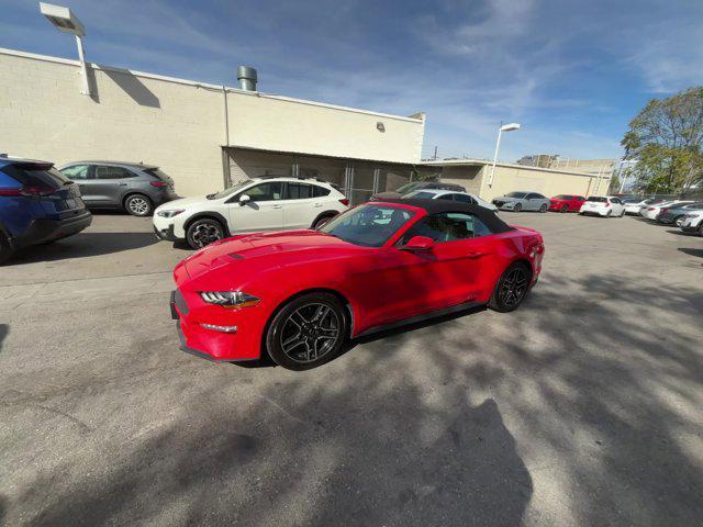 used 2022 Ford Mustang car, priced at $18,607