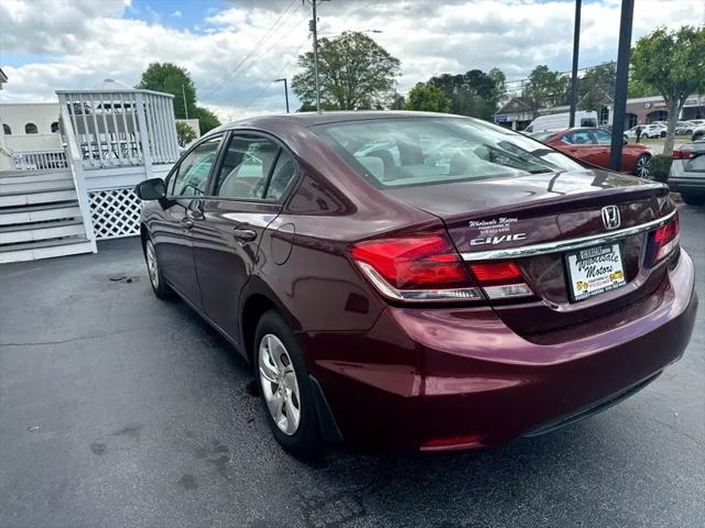 used 2015 Honda Civic car, priced at $11,995