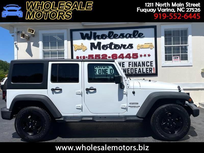 used 2016 Jeep Wrangler Unlimited car, priced at $22,995