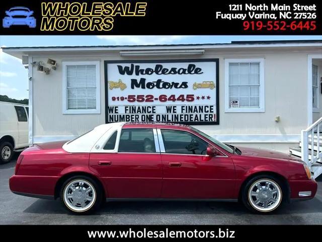 used 2003 Cadillac DeVille car, priced at $10,995