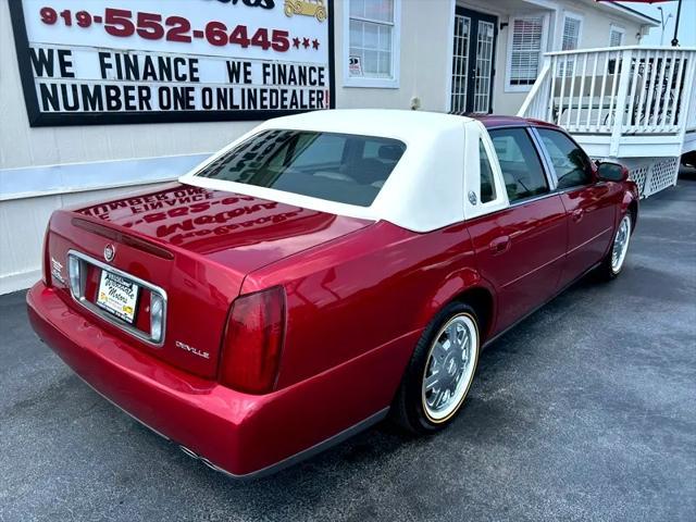 used 2003 Cadillac DeVille car, priced at $10,995