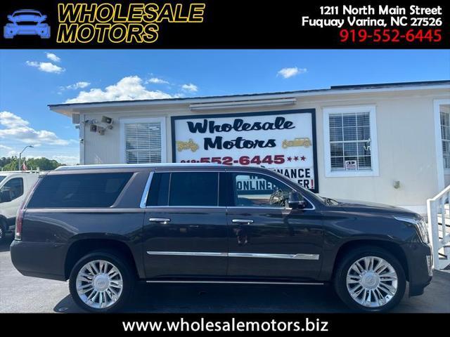 used 2017 Cadillac Escalade ESV car, priced at $34,500