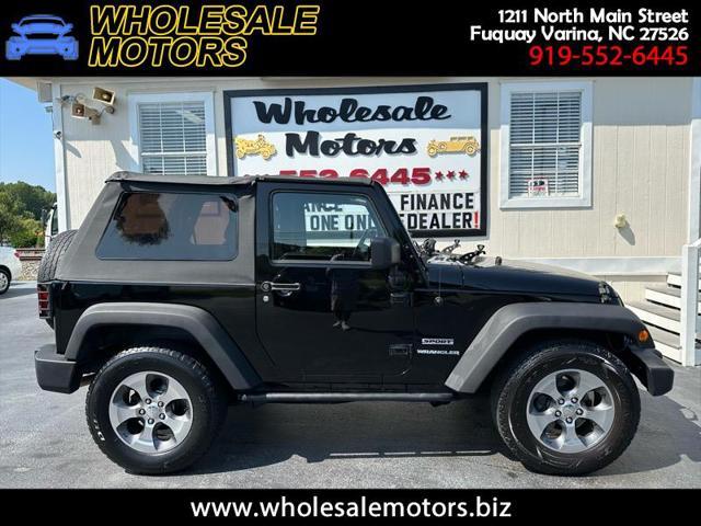 used 2013 Jeep Wrangler car, priced at $14,995