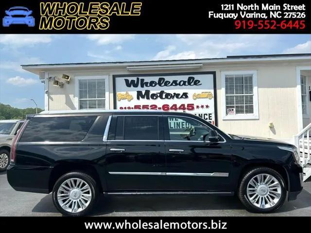used 2015 Cadillac Escalade ESV car, priced at $29,995