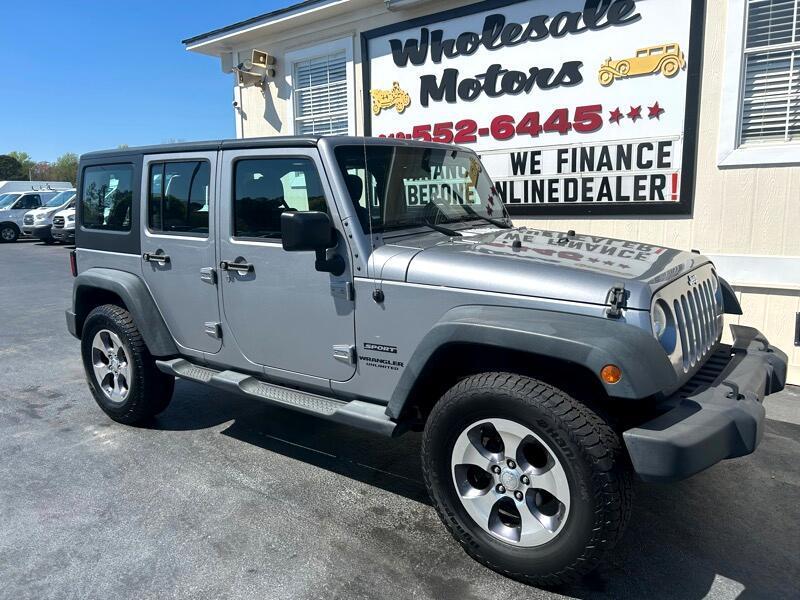 used 2014 Jeep Wrangler Unlimited car, priced at $18,995