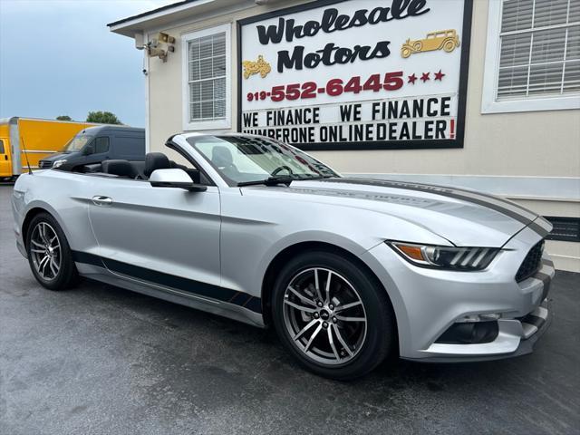 used 2017 Ford Mustang car, priced at $20,995