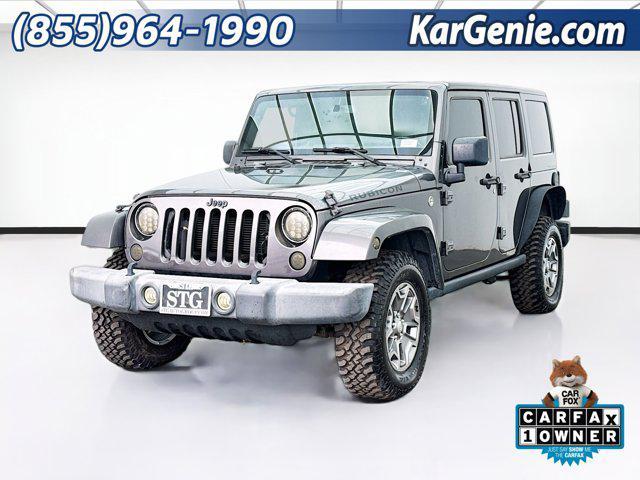 used 2016 Jeep Wrangler Unlimited car, priced at $17,288
