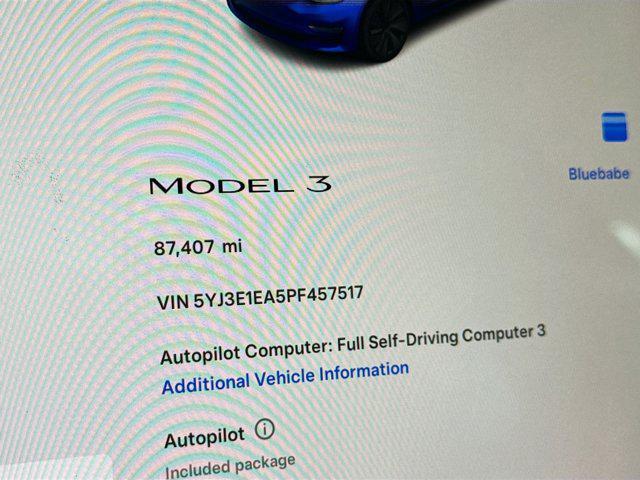 used 2023 Tesla Model 3 car, priced at $18,356